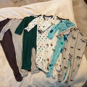 Kyte BABY 0-3 mo footie and footless bundle